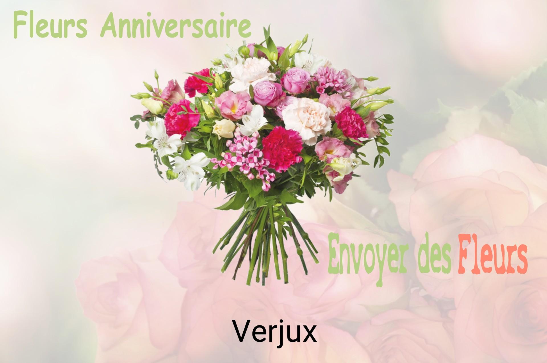 Bouquet de fleurs d’anniversaire livré à Verjux