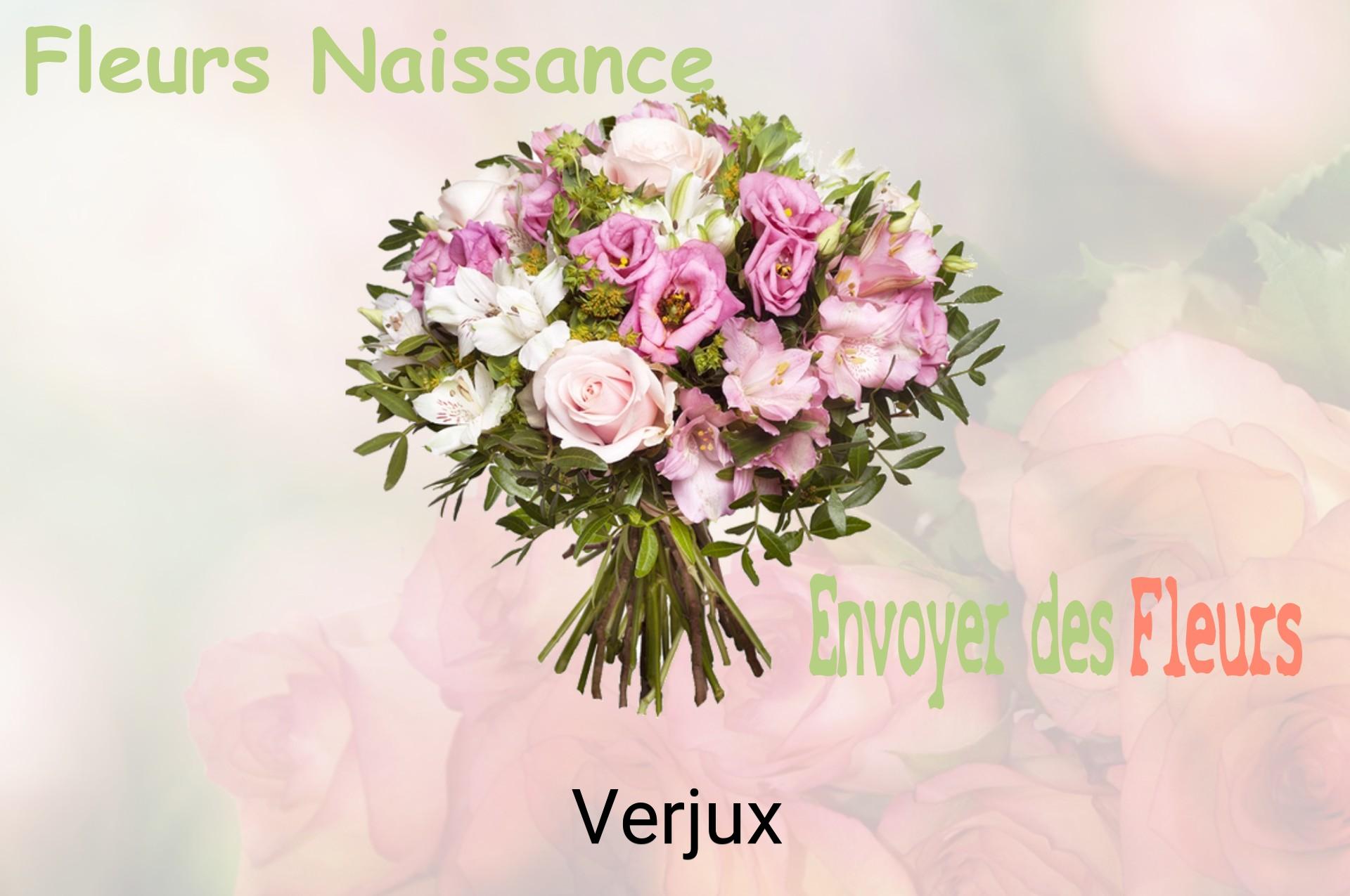 Bouquet de fleurs de naissance livré à Verjux